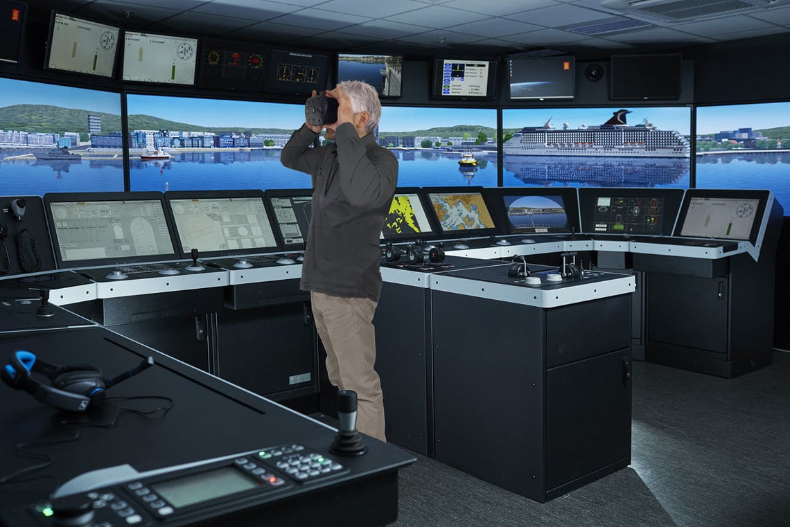 K-Sim Navigation - binocular view feature