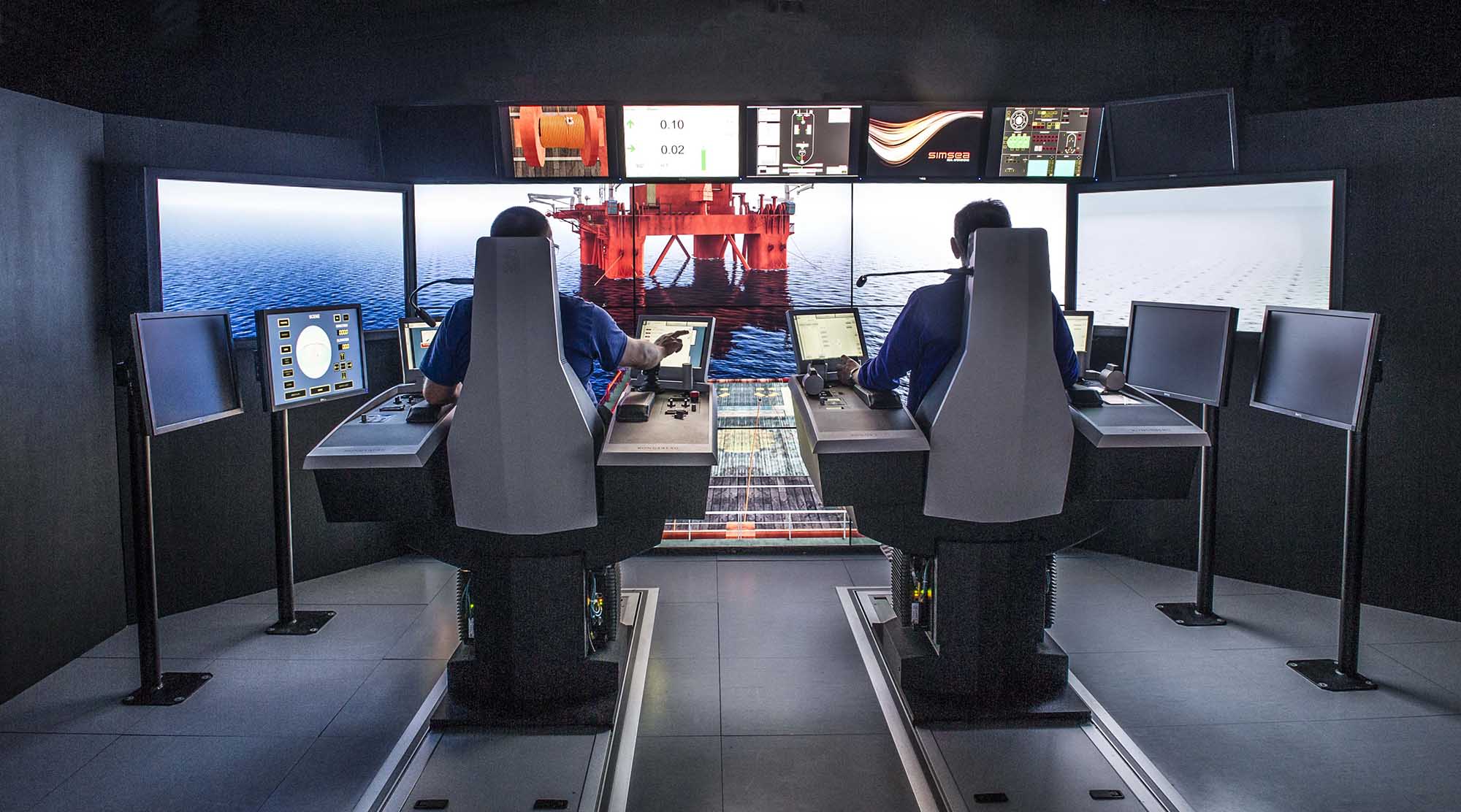 K-Sim Offshore simulator at Simsea